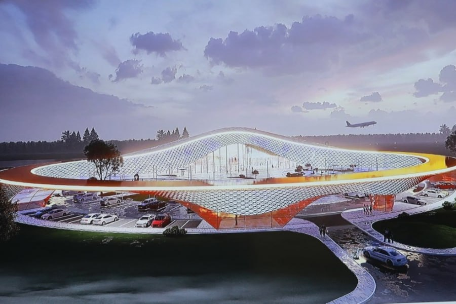 Рендер аэропорта Ярославль, заявленный губернатором