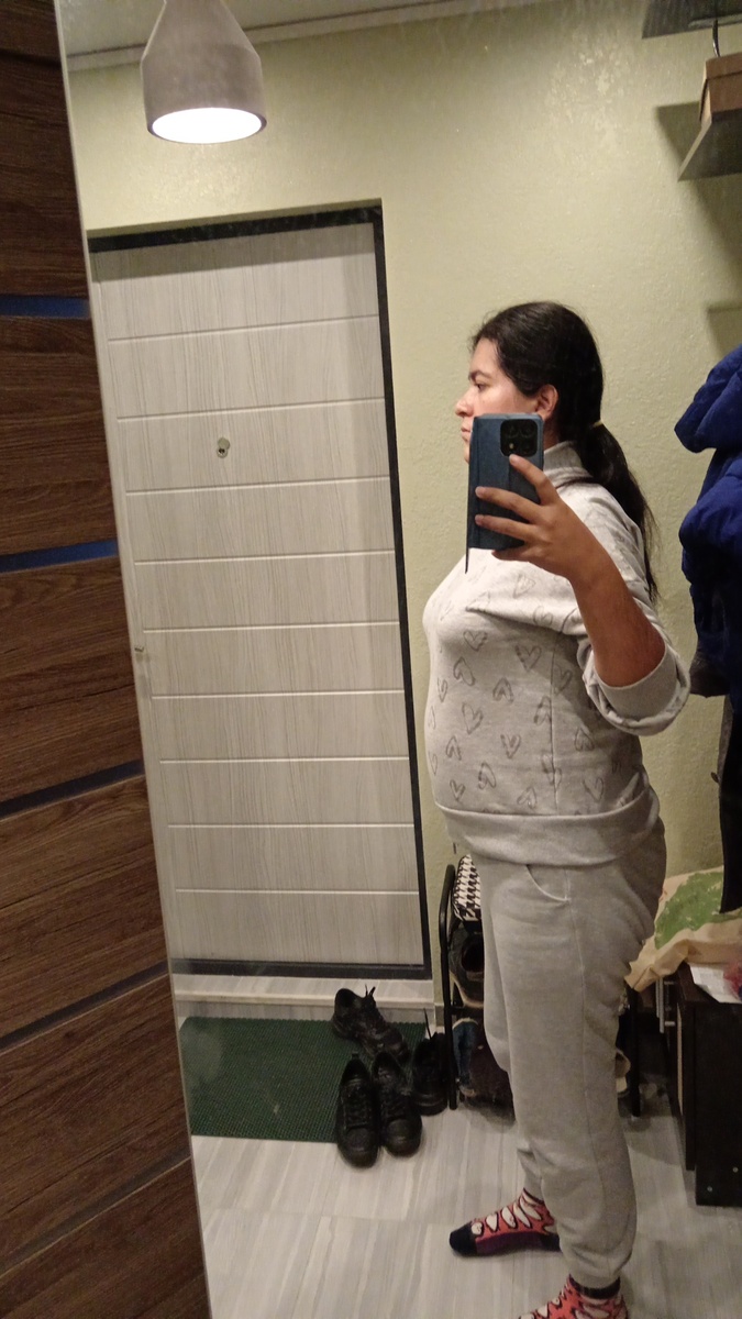 Это мой огромный ребёнок ровно в 37 недель 😁