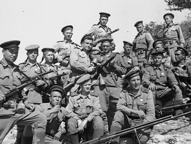 Советская морская пехота.