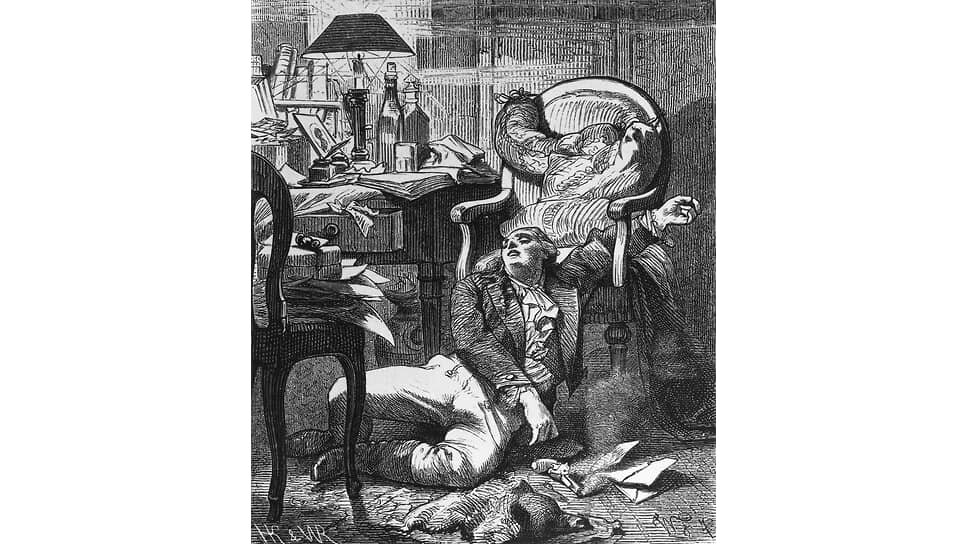 Неизвестный художник. Рисунок по мотивам романа «Страдания юного Вертера», конец XVIII века.📷Фото: wikipedia.org