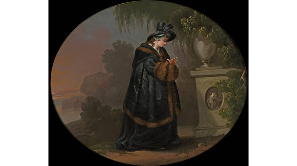 Неизвестный художник. Рисунок по мотивам романа «Страдания юного Вертера», 1790.📷Фото: wikipedia.org