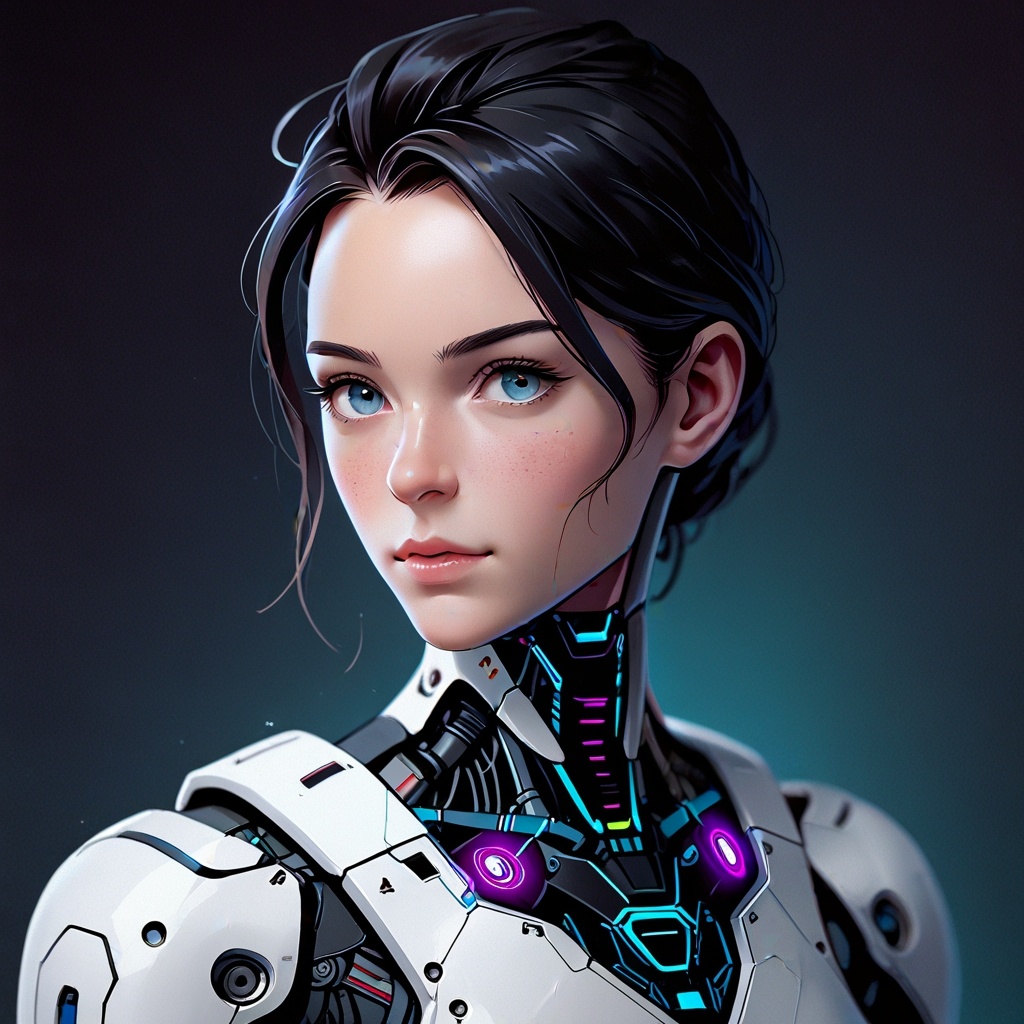 Портрет ИИ, сгенерированный в Leonardo.AI 