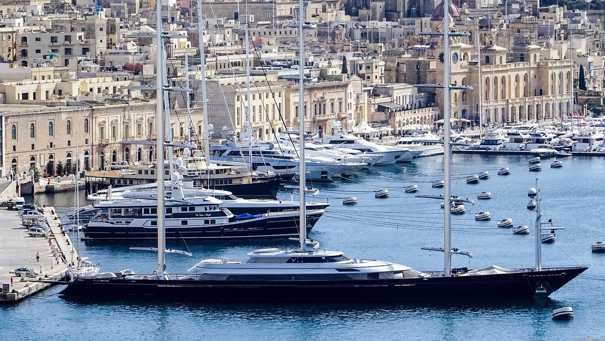 Причалы города на Мальте - Биргу 