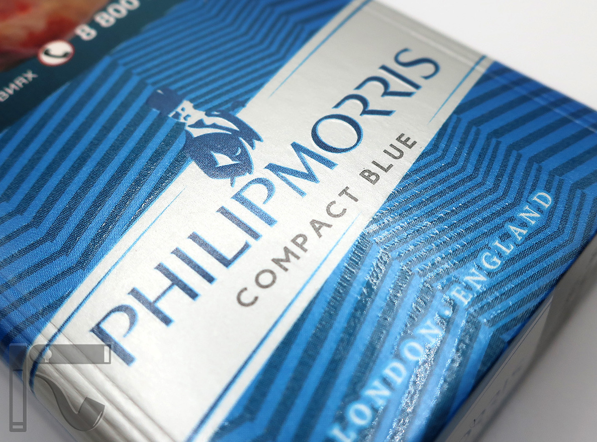 Дубль на сигареты Philip Morris Blue.  Фото: © канал "Уголок Курильщика"
