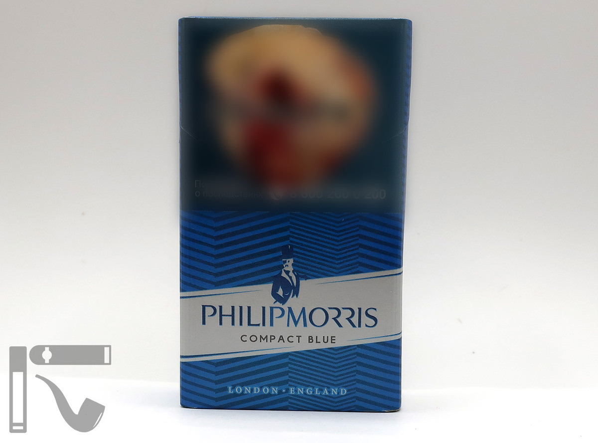 Дубль на сигареты Philip Morris Blue.  Фото: © канал "Уголок Курильщика"
