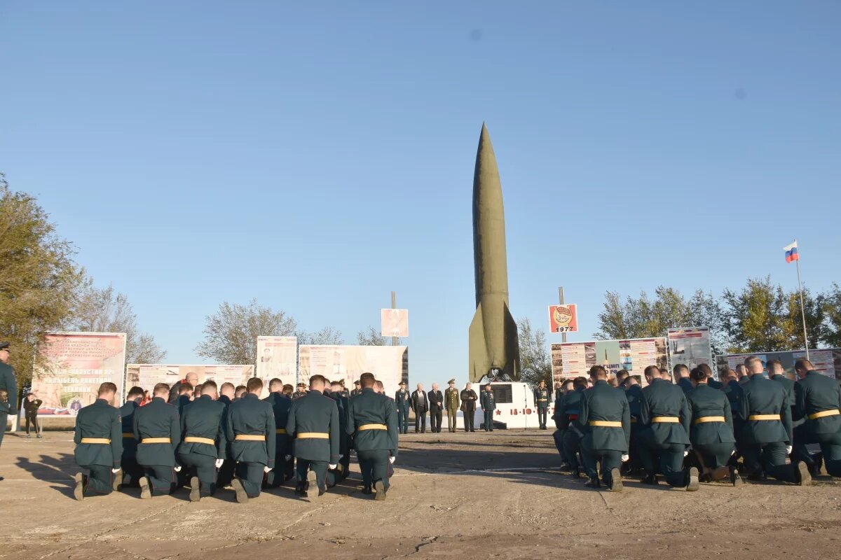    Обелиск на месте первого пуска советской баллистической ракеты А-4.