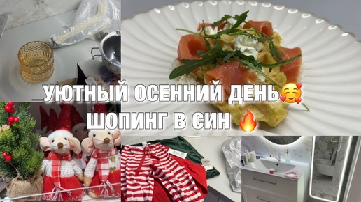 УЮТНЫЙ ОСЕННИЙ ДЕНЬ! ШОПИНГ В СИН! ПОРЯДОК В ДОМЕ!