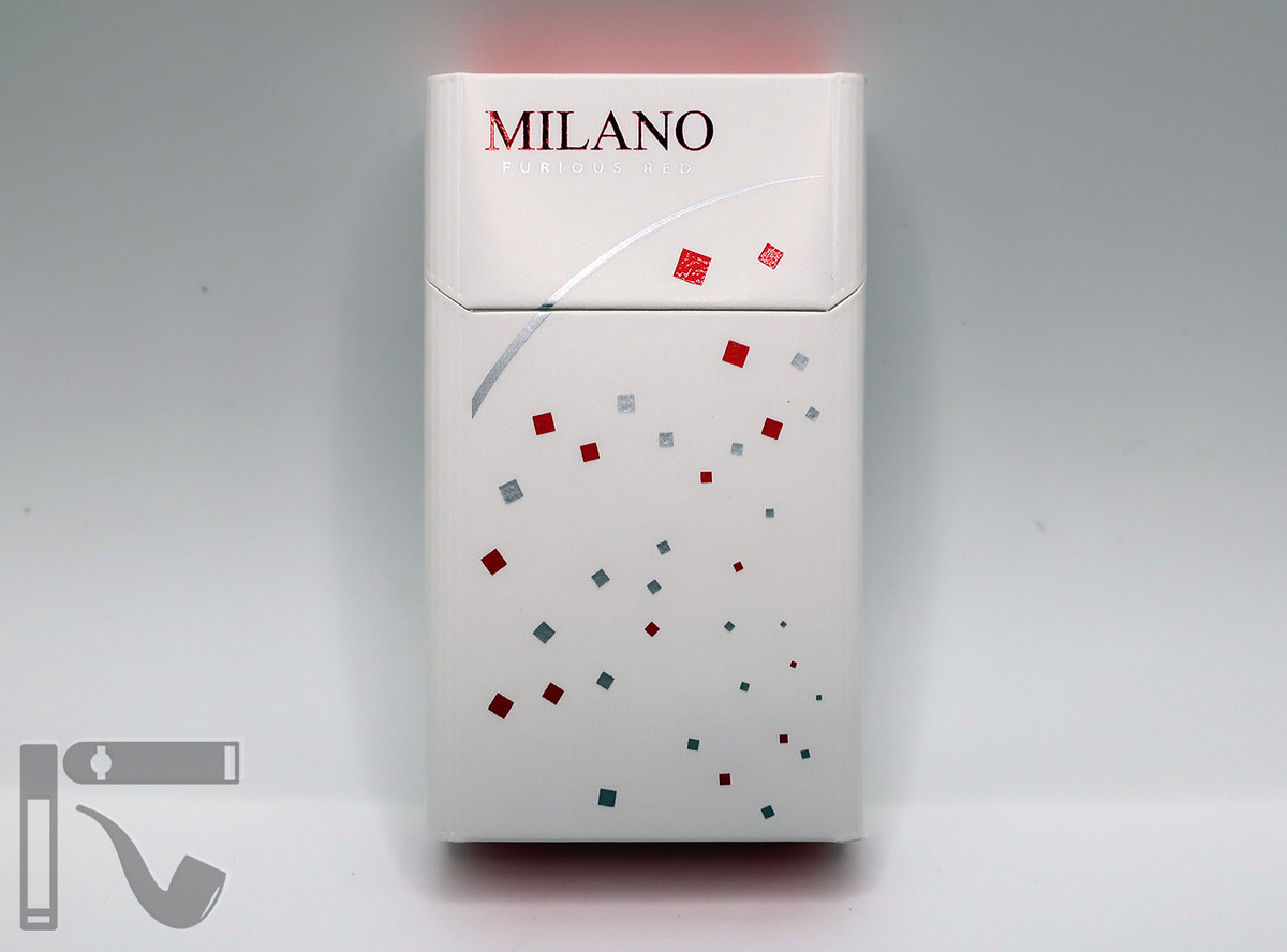 Сигареты Milano Furious Red. Фото: © канал "Уголок Курильщика"