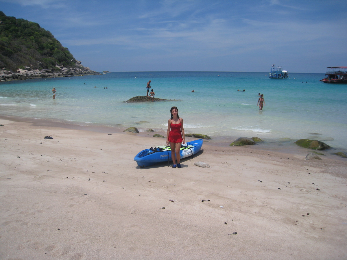 Прикаячила на пляж