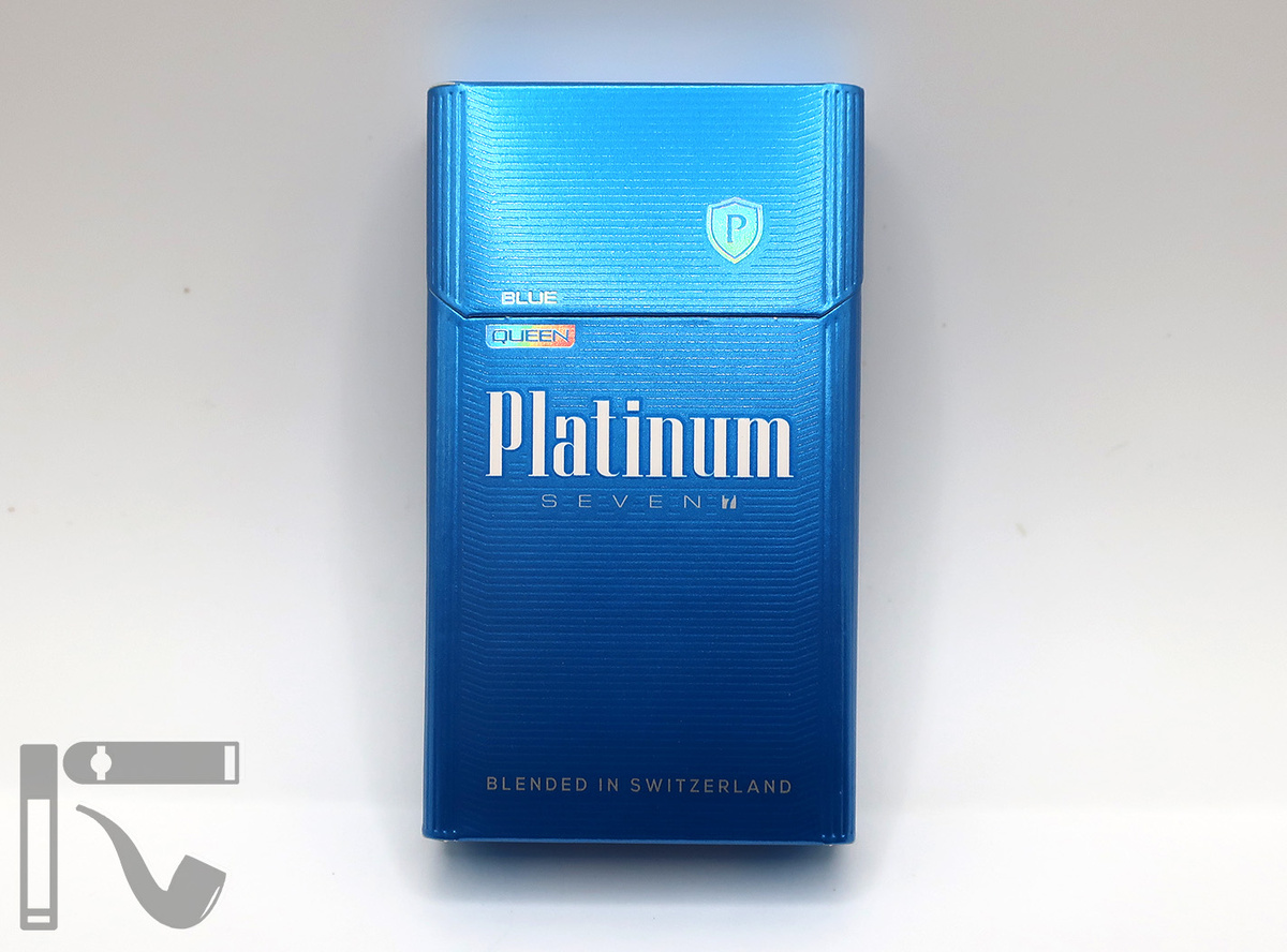 Сигареты Platinum Seven Blue. Фото: © канал "Уголок Курильщика"