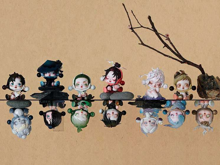 Фигурки POP MART Skullpanda The Ink Plum Blossom (арт. 43332