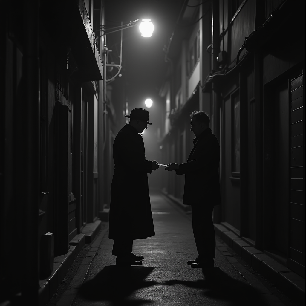 Тайная встреча Зорге с агентом.