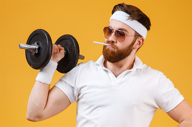 Почему худеют, когда курят?