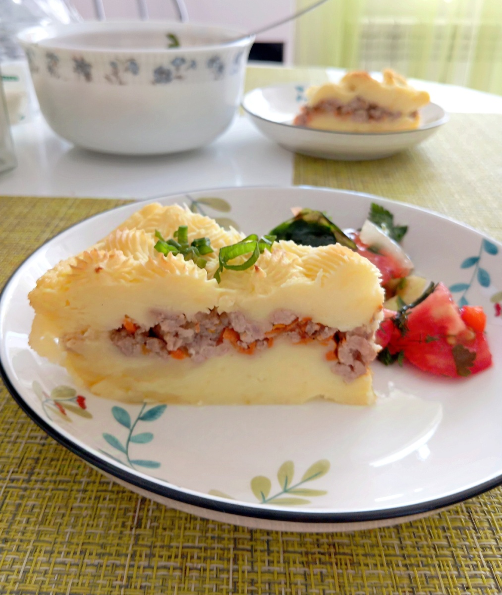 картофельная запеканка с фаршем