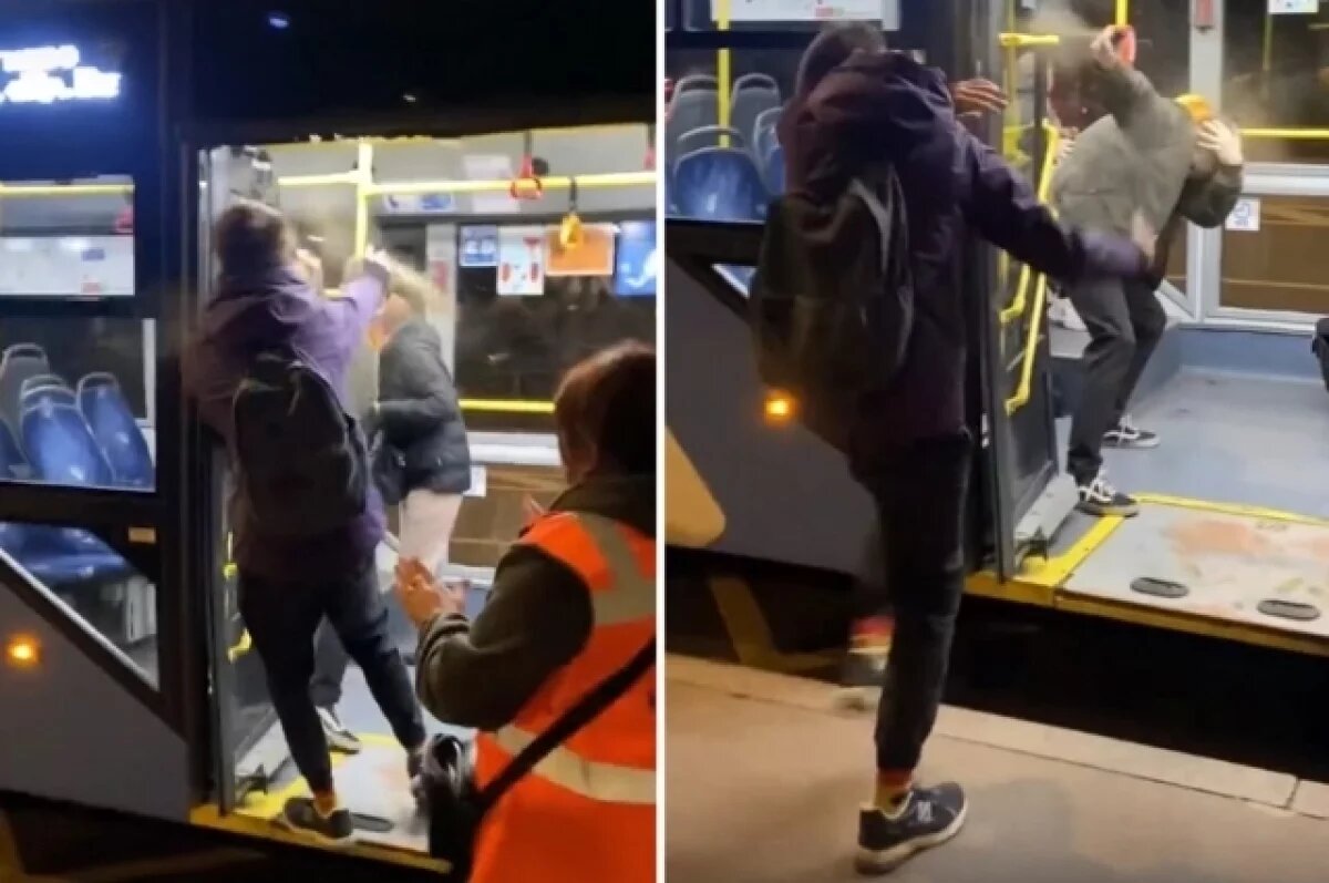    В Петербурге двое подрались в троллейбусе, в ход пошёл перцовый баллончик