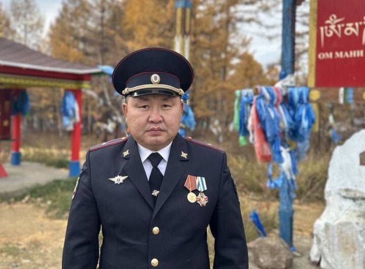 Цыден Аюржанаев, участковый из Еравнинского района