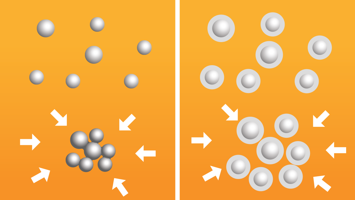 Противоморозные добавки предотвращают слипание частиц клея