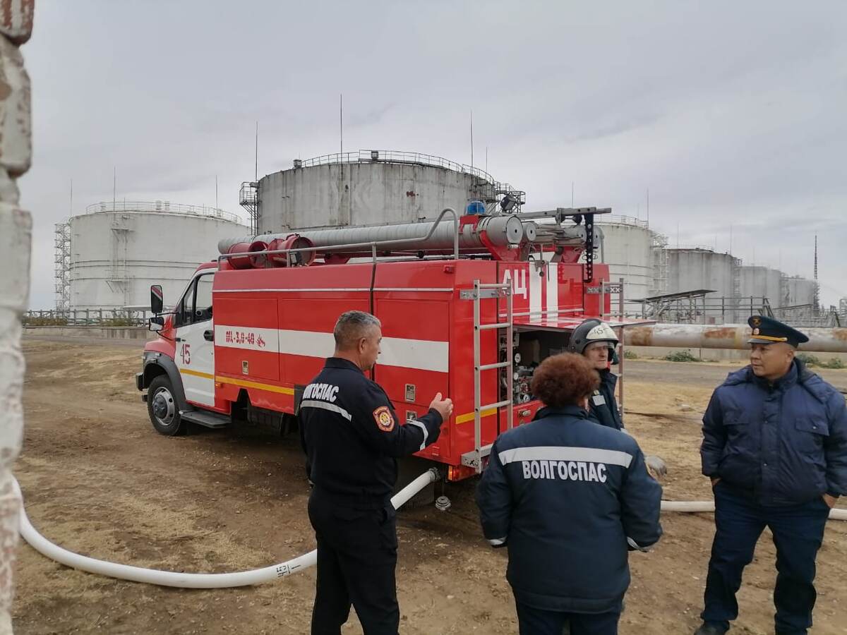 пожарно-тактические учения астрахань волгоспас