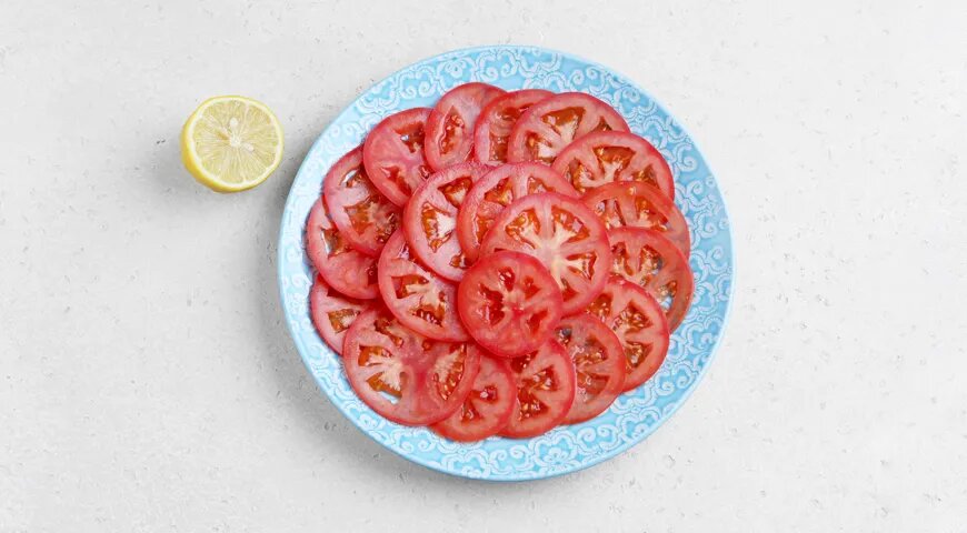   Карпаччо из помидоров (gastronom.ru)