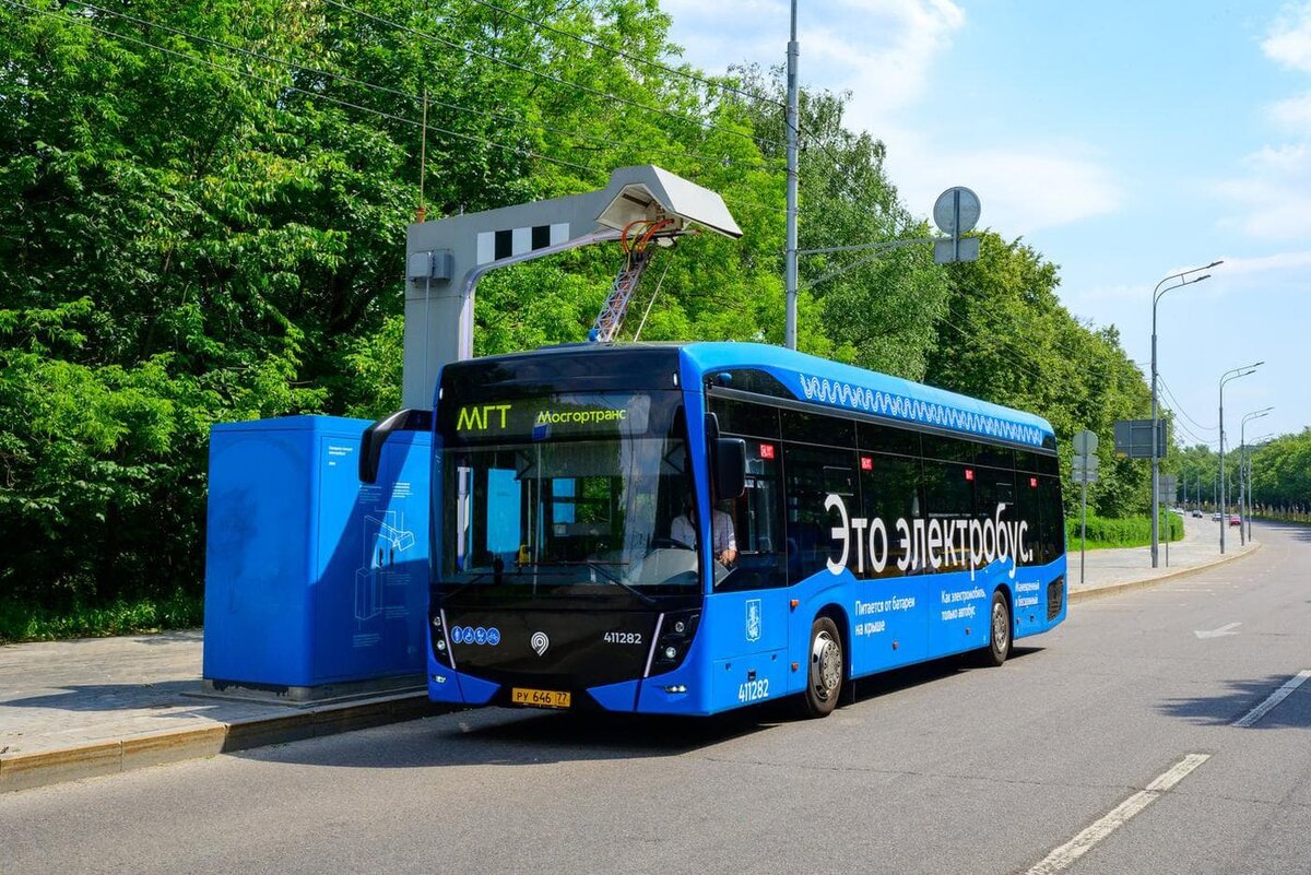    Электробусы вышли ещё на четыре маршрута столицы. Департамент транспорта