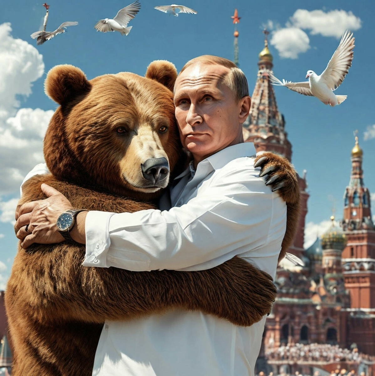 Нейросеть. Путин крутой! Он бы точно получал бы только пятерочки
