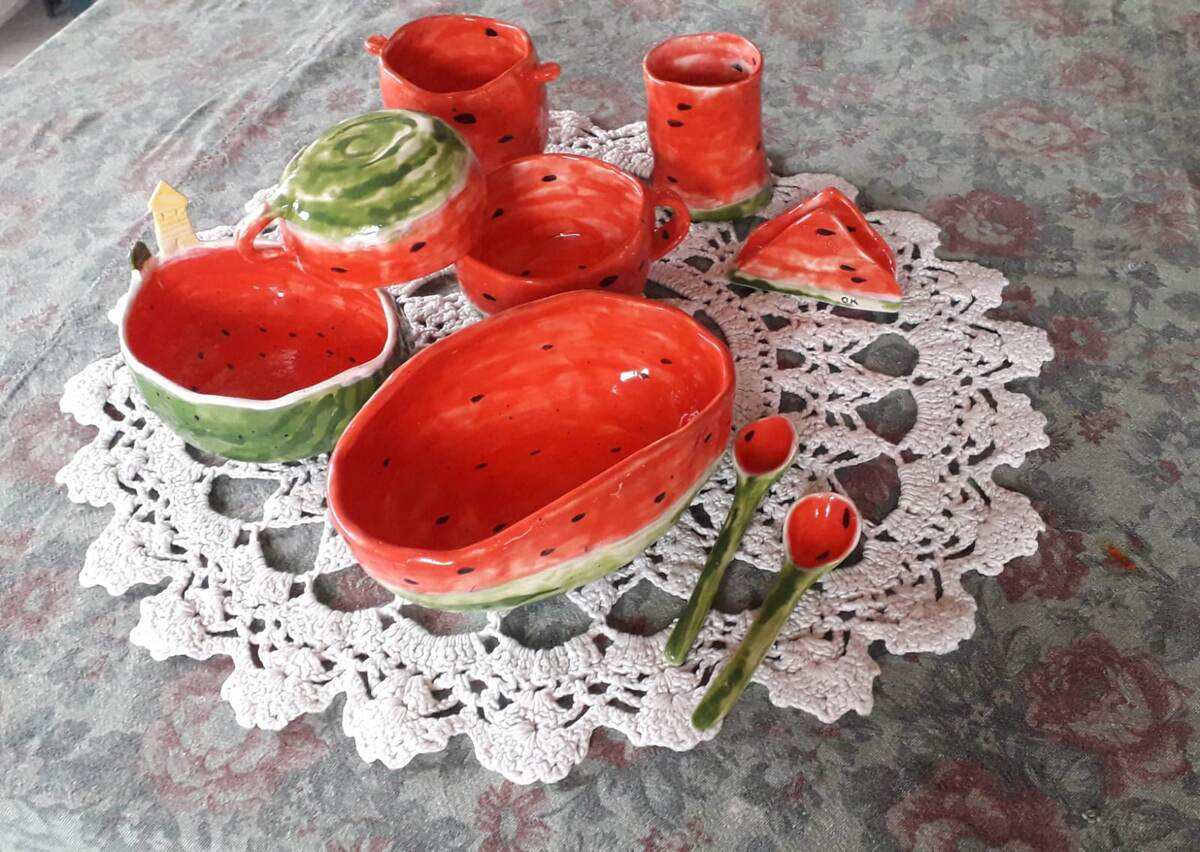 Керамические арбузики🍉🍉🍉