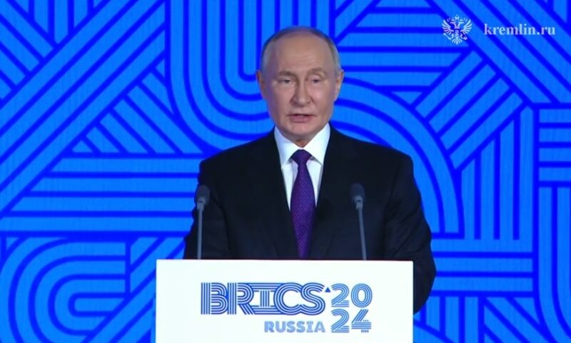    Скриншот видео пресс-службы Кремля