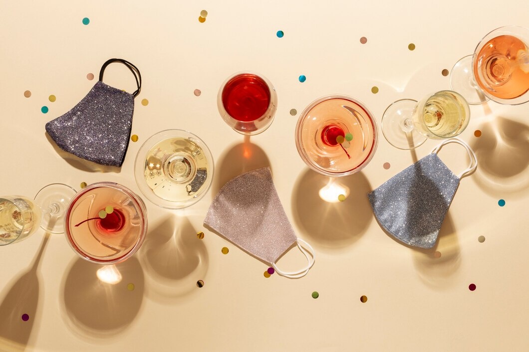 Стильные винные или коктейльные бокалы — это функциональный и эстетичный интерьерный подарок, который добавит элегантности любым посиделкам. [Источник изображения: freepik.com]