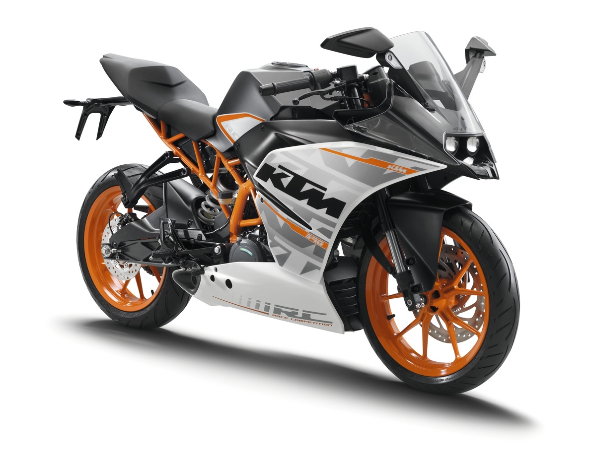 Так выглядел KTM RC390 до выхода новой модели 2022 года.