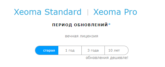 Вы можете выбрать любой вкючённый в лицензию период обновлений, при этом любые лицензии являются бессрочными вне зависимости от включённого периода обновлений  