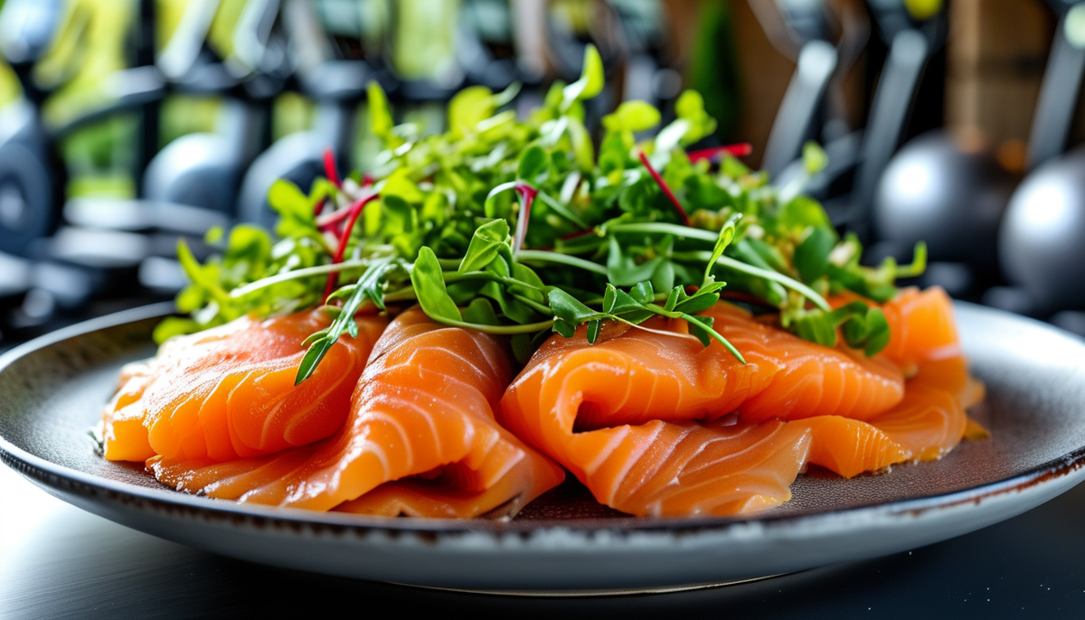 Закуски с микрозеленью