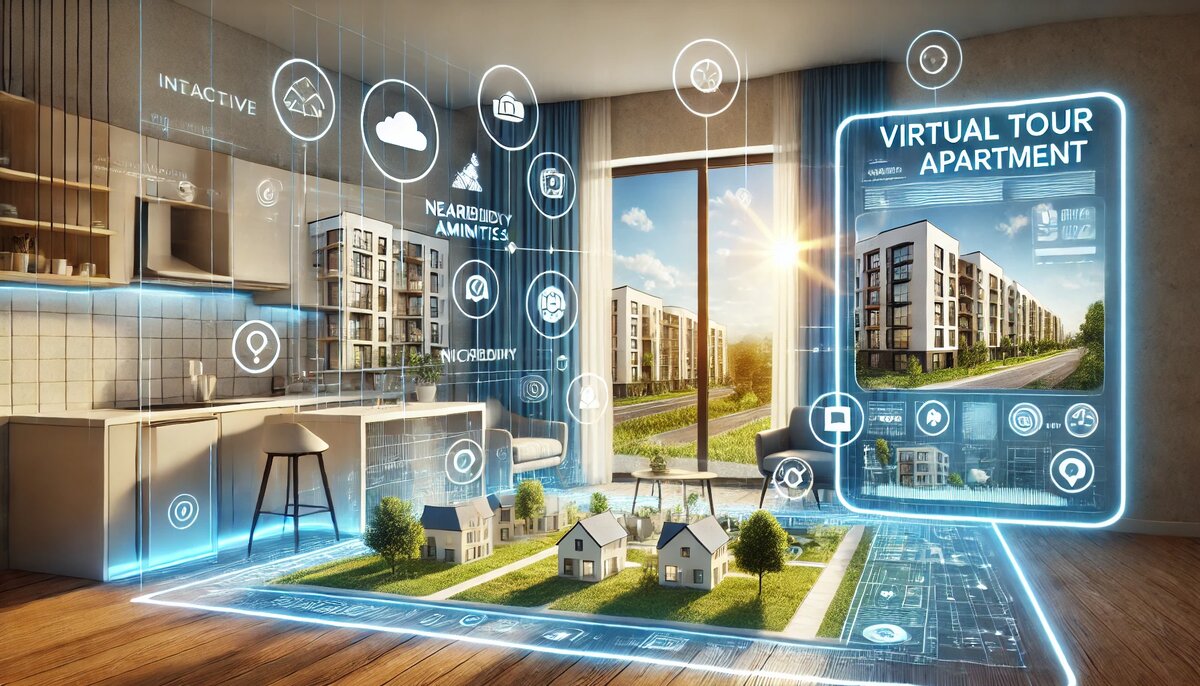 Виртуальные туры, дополненные информацией о районе, инфраструктуре и ближайших объектах, помогают покупателям лучше визуализировать жизнь в новостройке. 