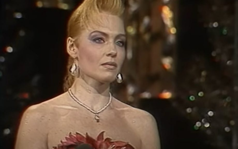 Ирина Понаровская в 1988 году / Советское телевидение