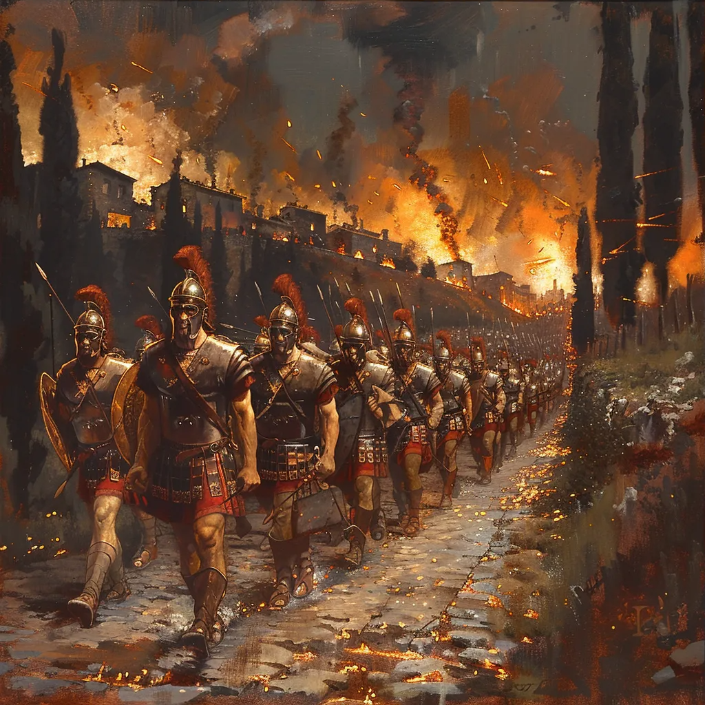 Печально проходить мимо поселений, которые сжег кто-то до тебя.