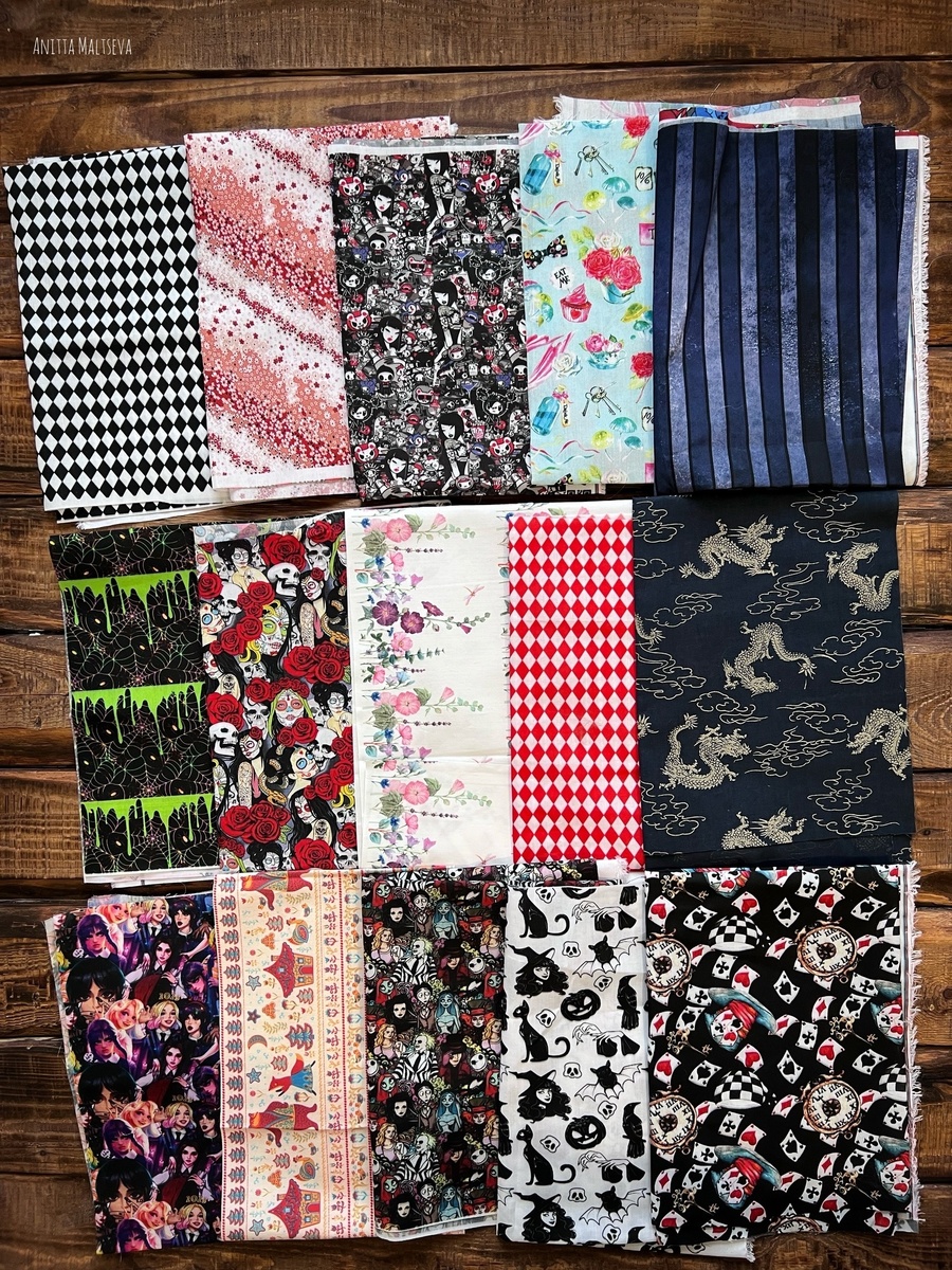 Обзор заказанных тканей