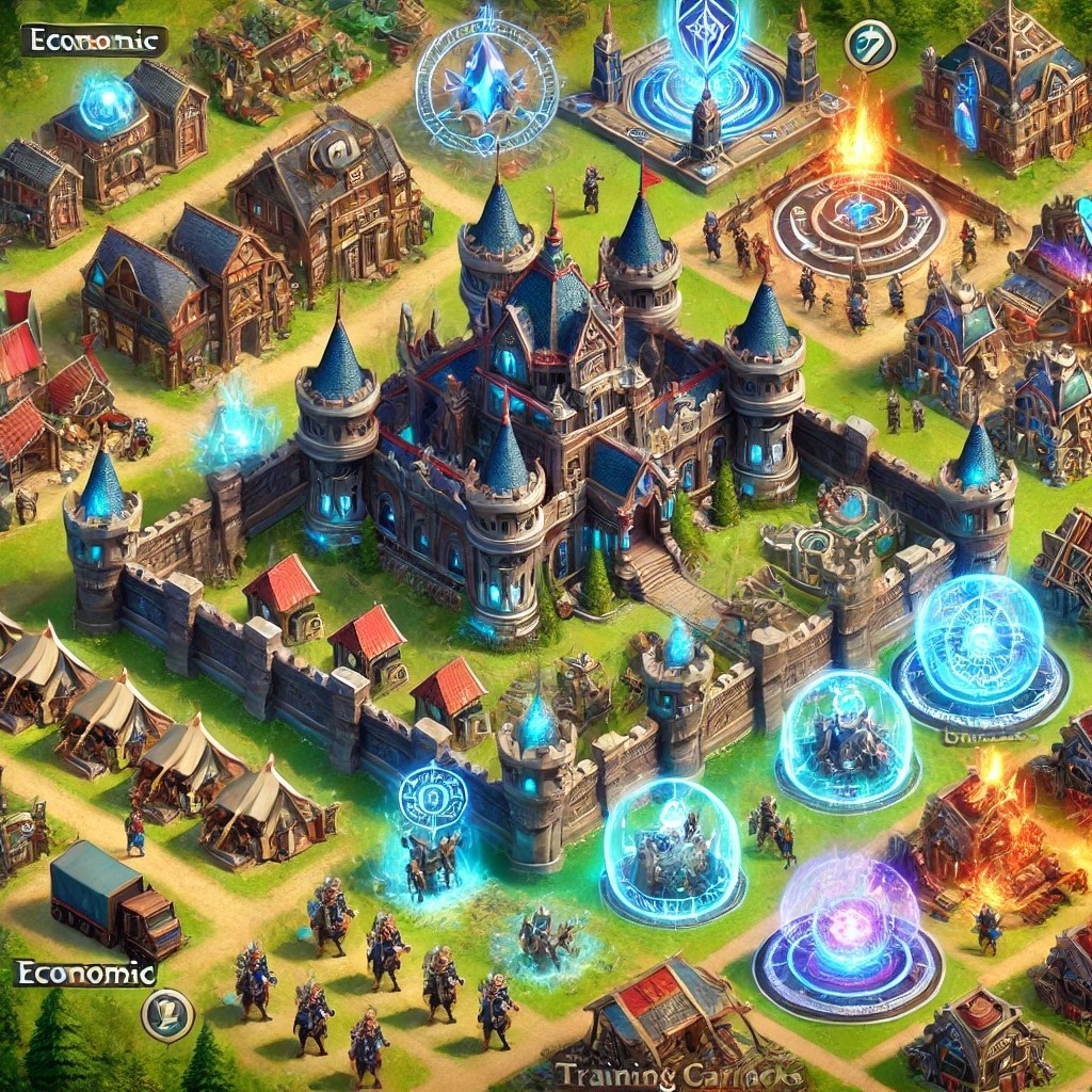 Улучшение замков в Grand Tales of Adventure