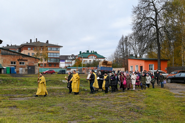    В Трёхсвятительском храме впервые за многие годы совершили молебен. Фото