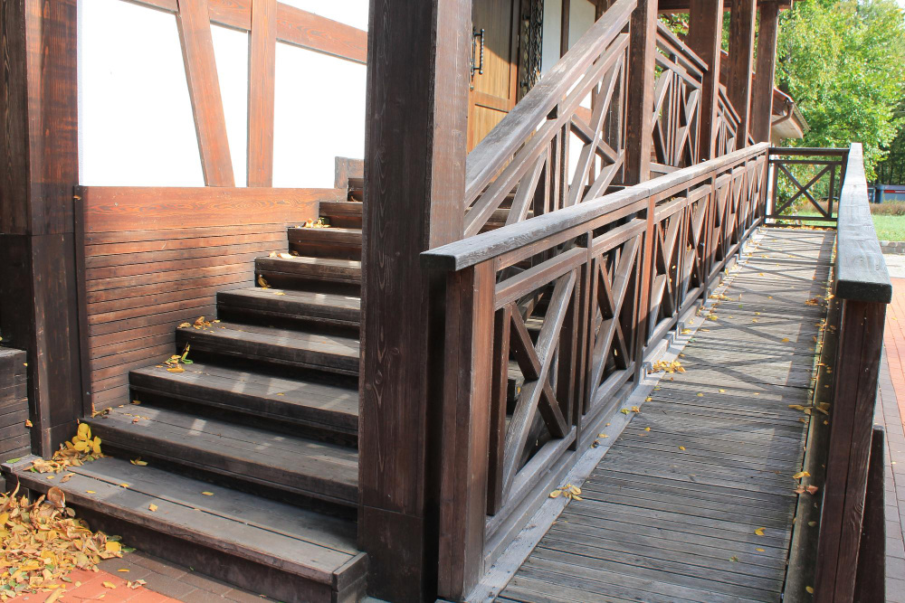 Крыльцо и ступени из ДПК