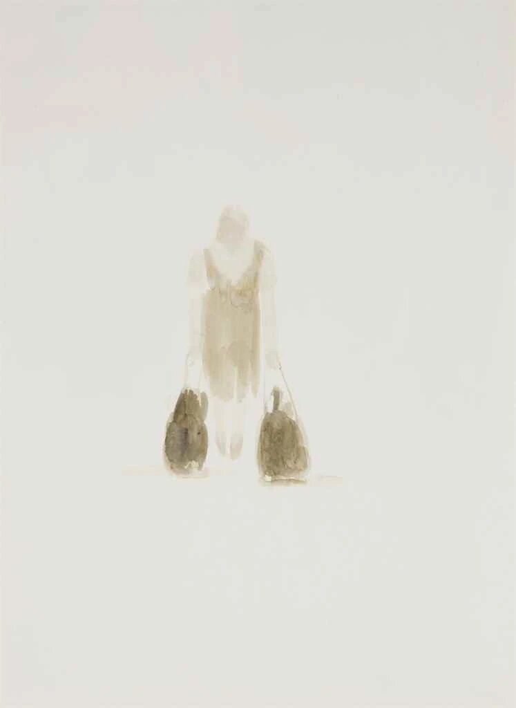 Женщина с сумками, без названия, 1999