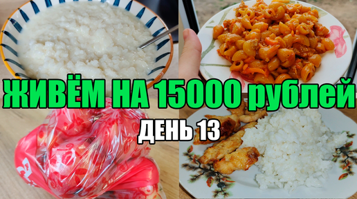 Живём на 15000 в месяц/Экономное меню на семью из 4 человек