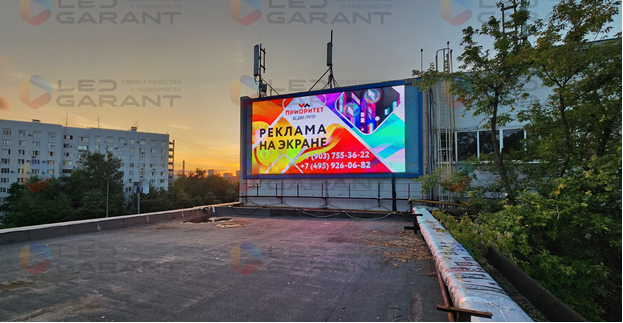 Уличный led-экран 10x5 p8 производства «LED-GARANT»