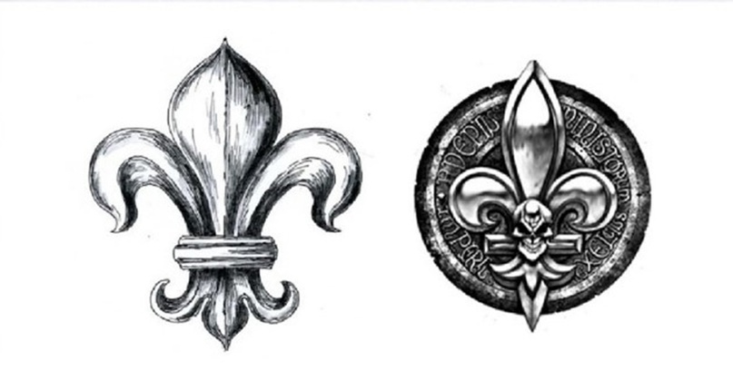 Символ французской монархии – королевская лилия