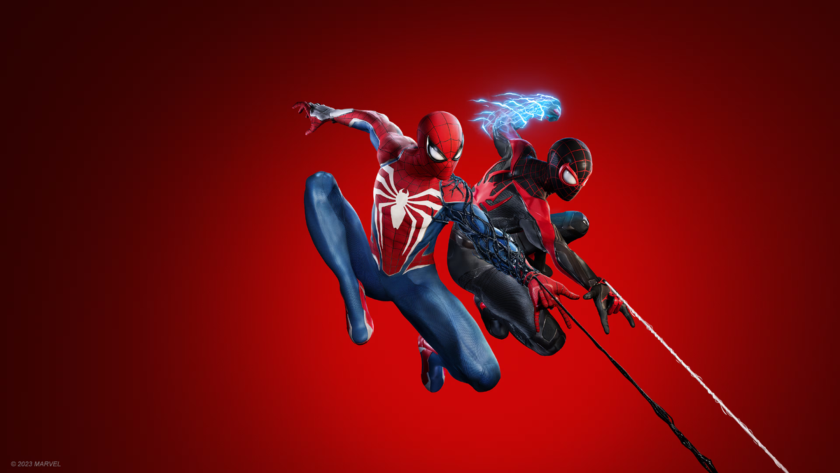 Официальный арт к "Marvel's Spider-Man 2". 