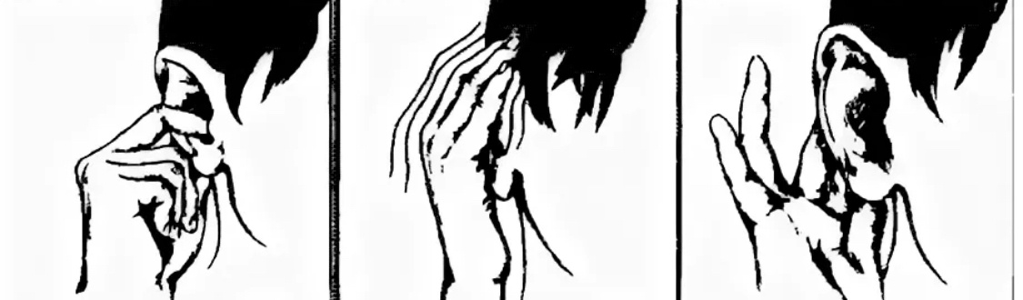 Упражнения для ушей. Массаж ушей для улучшения слуха. Упражнения для улучшения слуха. Гимнастика для улучшения слуха при тугоухости. Гимнастика для ушей, улучшения слуха.