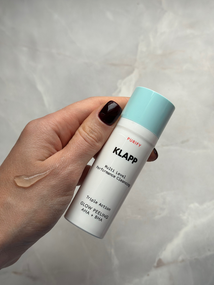 Комплексный пилинг для сияния кожи YOUTH PURIFY от KLAPP с AHA + BHA кислотами