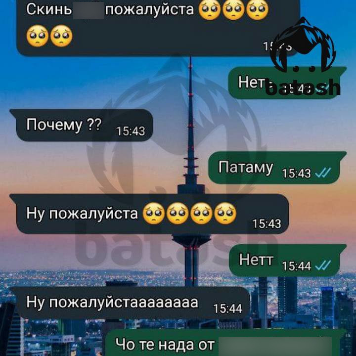 Скриншоты переписки