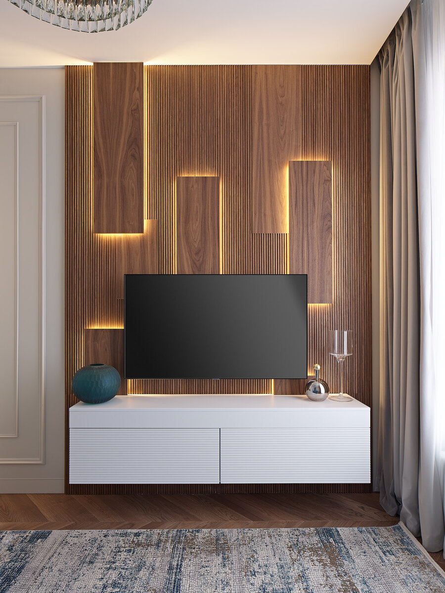 Панель из шпона дерева