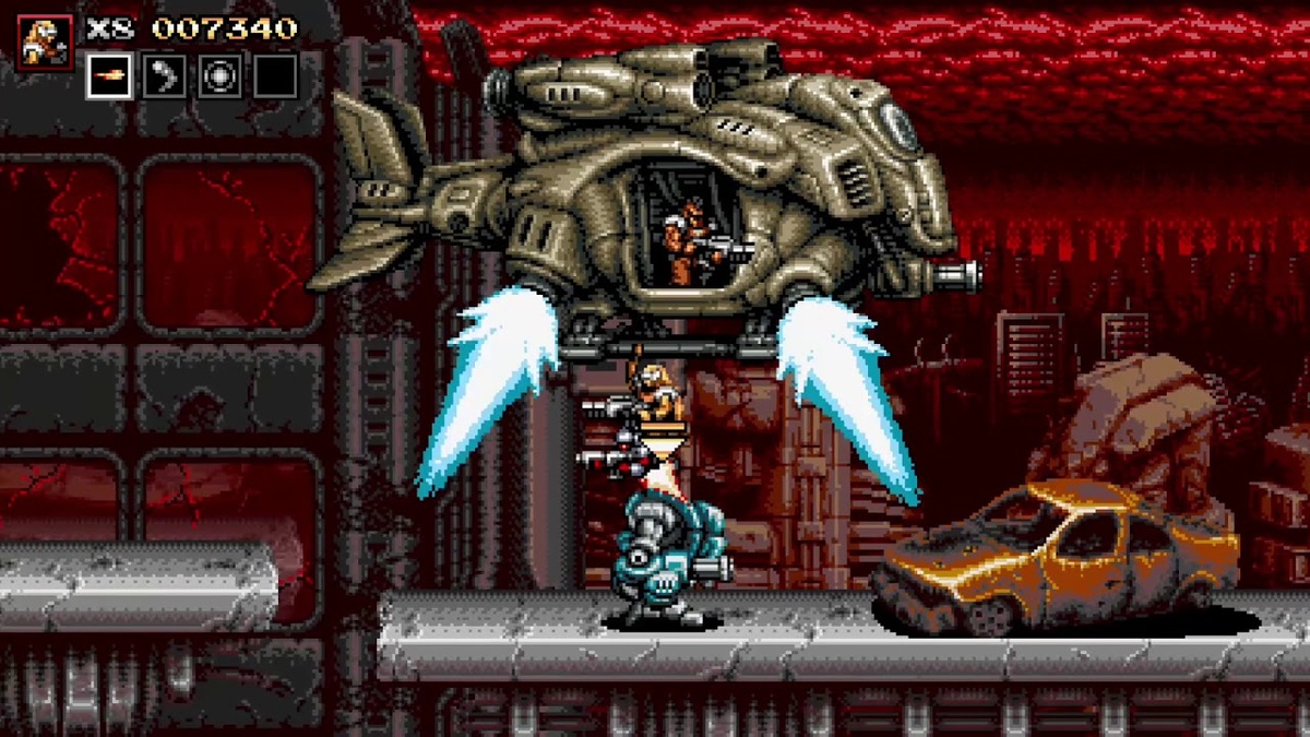 В некоторых местах есть возможность использовать боевой транспорт