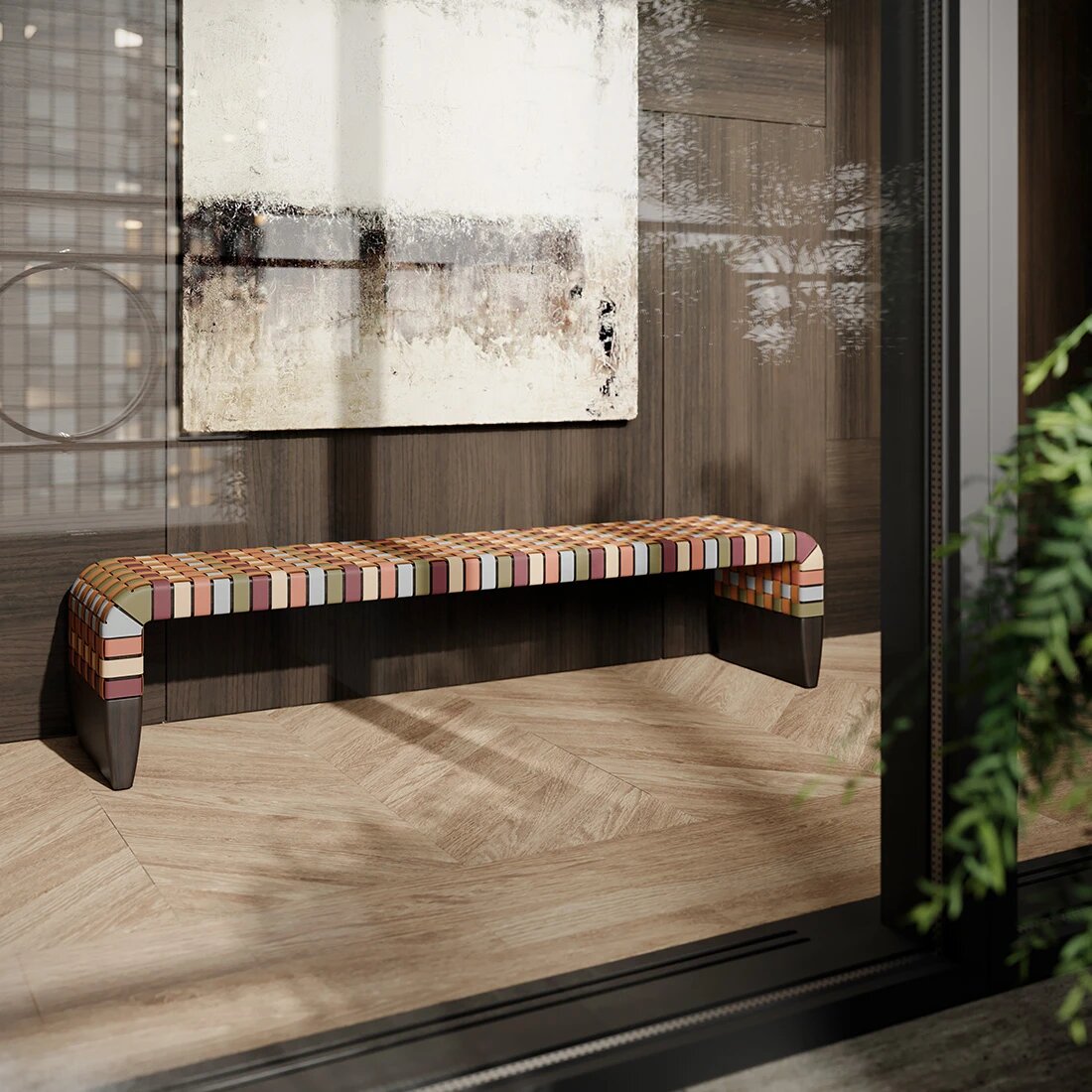 Скамья Brera 90th Anniversary Edition, линия Imagine Versatility, Миланская неделя дизайна 2024