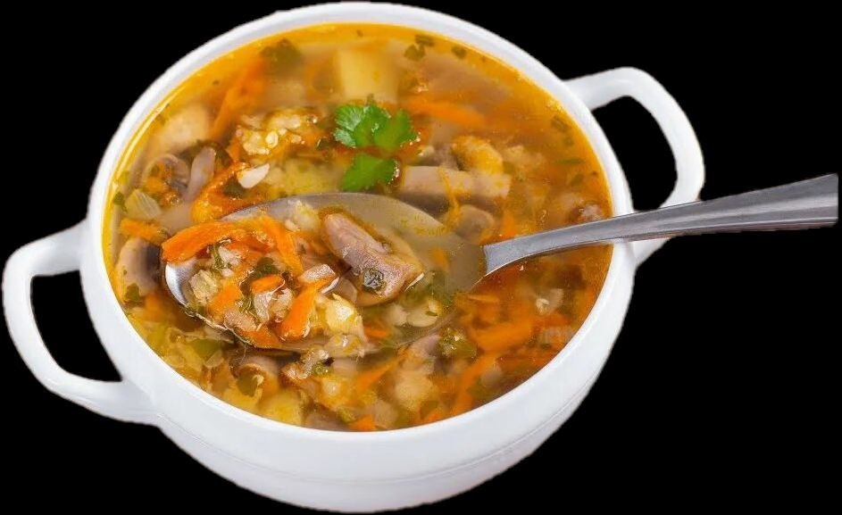 Гороховый суп. Рецепт горохового супа. Простые рецепты. Грибы. Рецепты с грибами